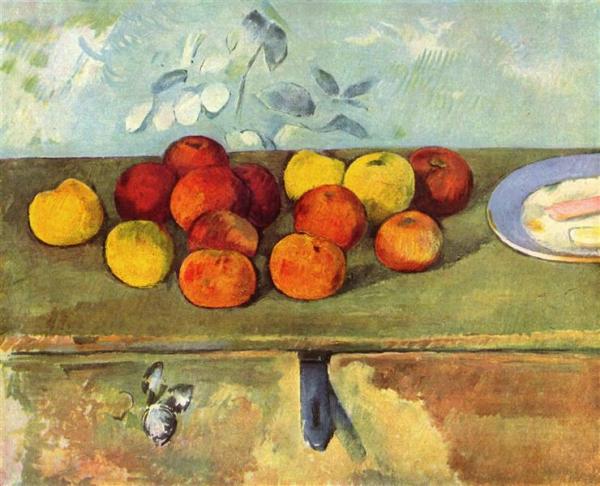 Paul Cezanne, Apples and Biscuits, 1895