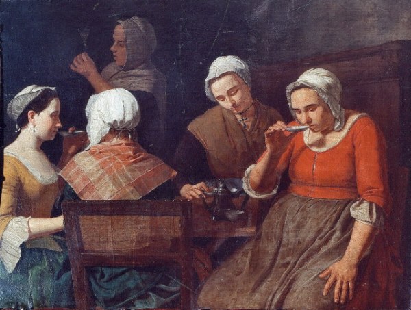 Léonard Defrance, Femmes buvant le café, 1763, Musée dAnsembourg Liège.