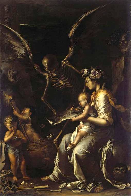 Salvator Rosa, Humana Fragilitas (Human Frailty), c1657.