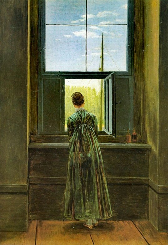 Caspar David Friedrich, Woman at a Window, 1822.