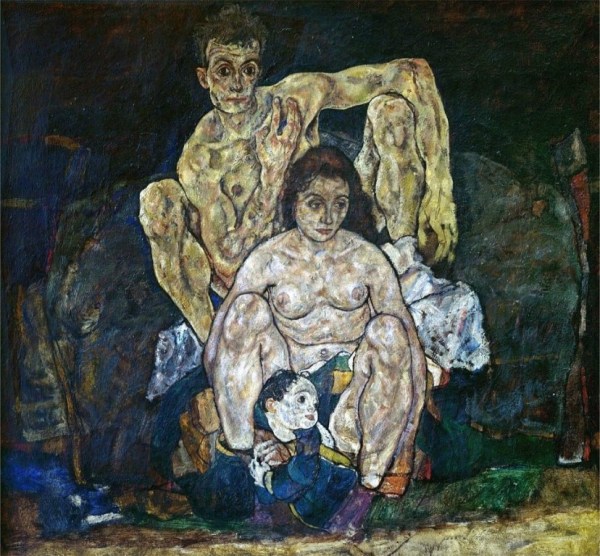 Egon Schiele, The Family, 1918, Belvedere, Vienna.