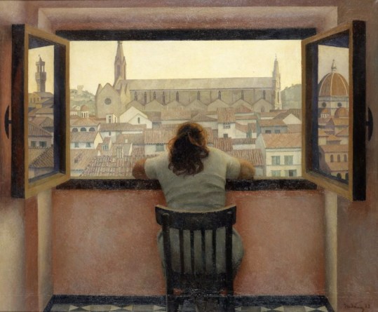 Tetyana Yablonska, Evening, Old Florence, 1973.