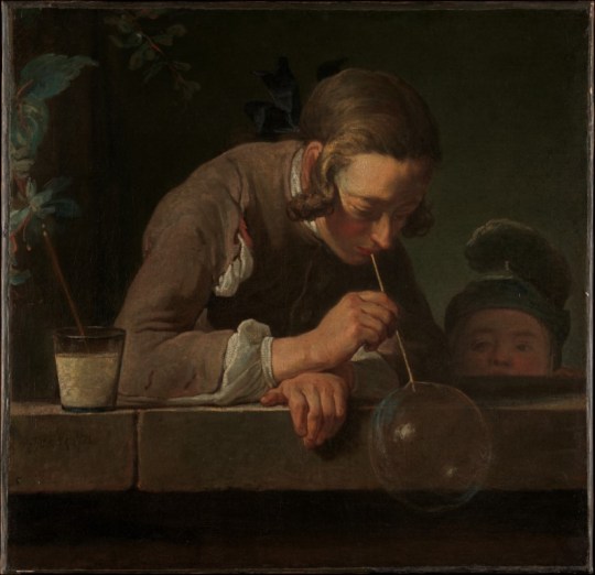 Jean Siméon Chardin, Soap Bubbles, 1733–1734.