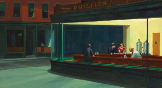 Edward Hopper, Nighthawks by Edward Hopper, 1942.