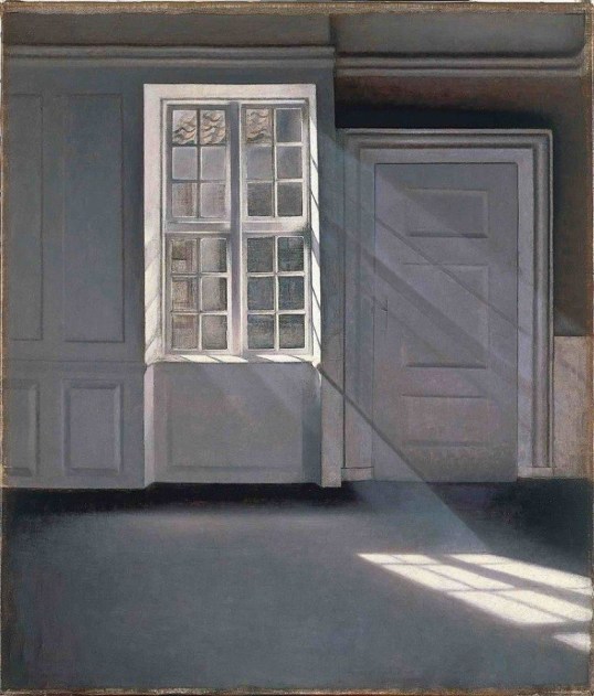 Vilhelm Hammershøi, Dust motes dancing, 1900.