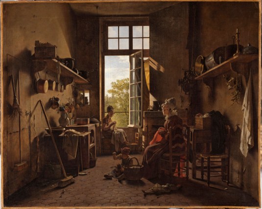 Martin Drölling, L’interieur d’une cuisine, 1815